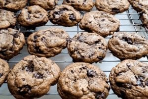 Gluten Free Toffee Chocolate Chip Cookies