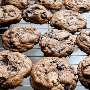 Gluten Free Toffee Chocolate Chip Cookies