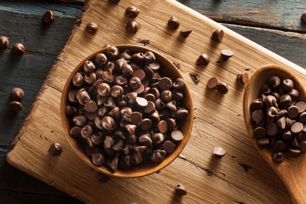 Making Choc Chip Cookies