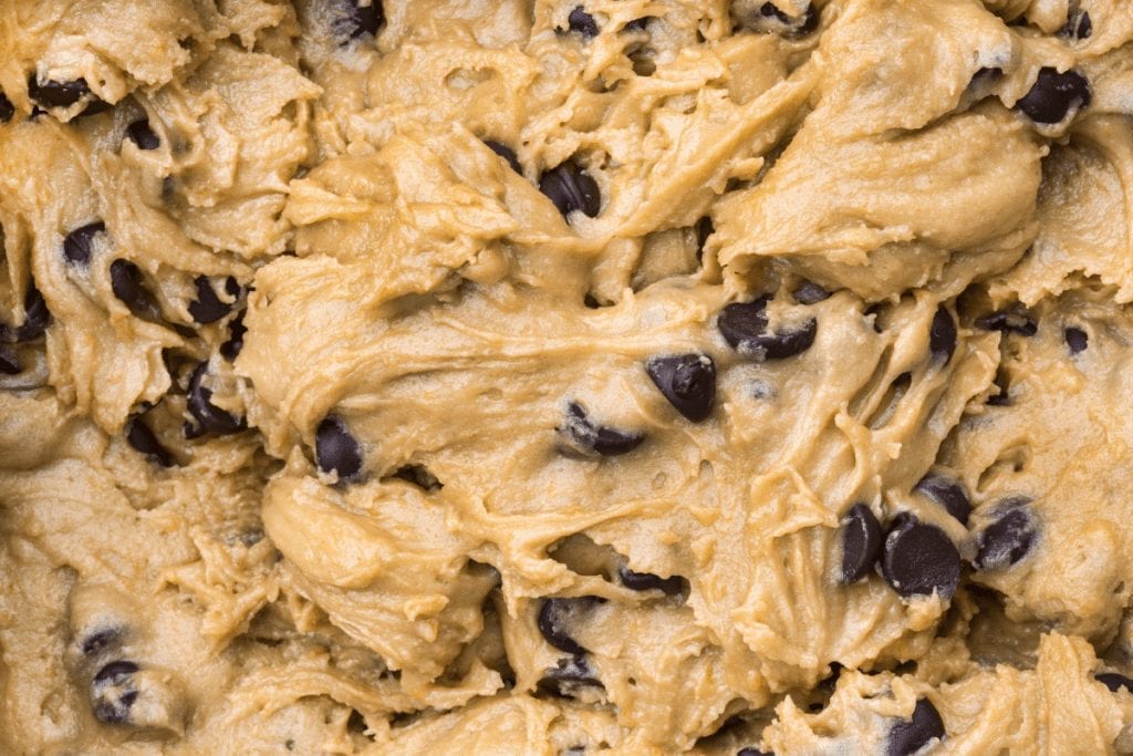 Gluten Free Toffee Chocolate chip cookie dough