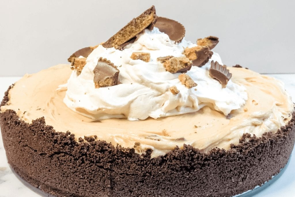 Decorated PB Cheesecake