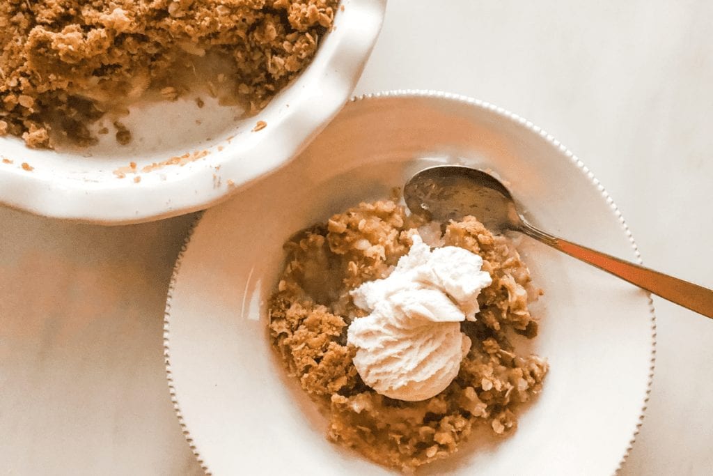 Gluten Free apple crisp