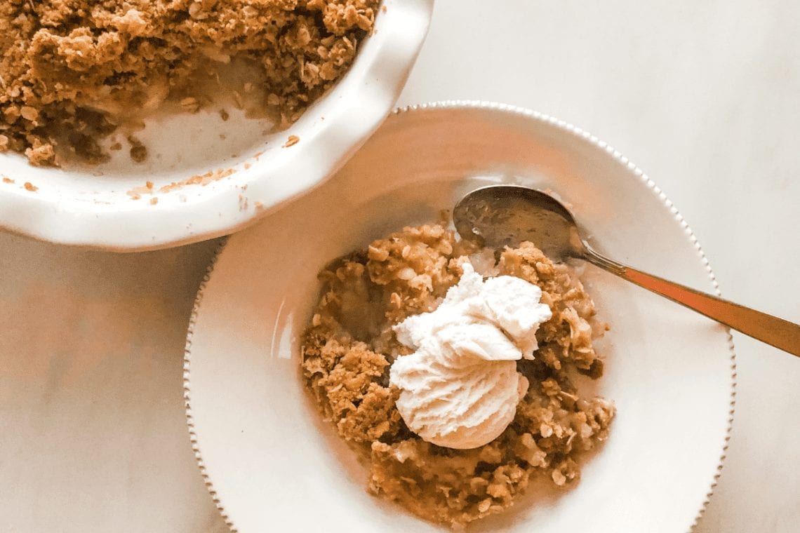 Gluten Free apple crisp