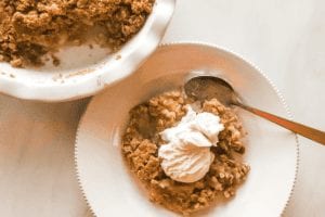 Gluten Free apple crisp