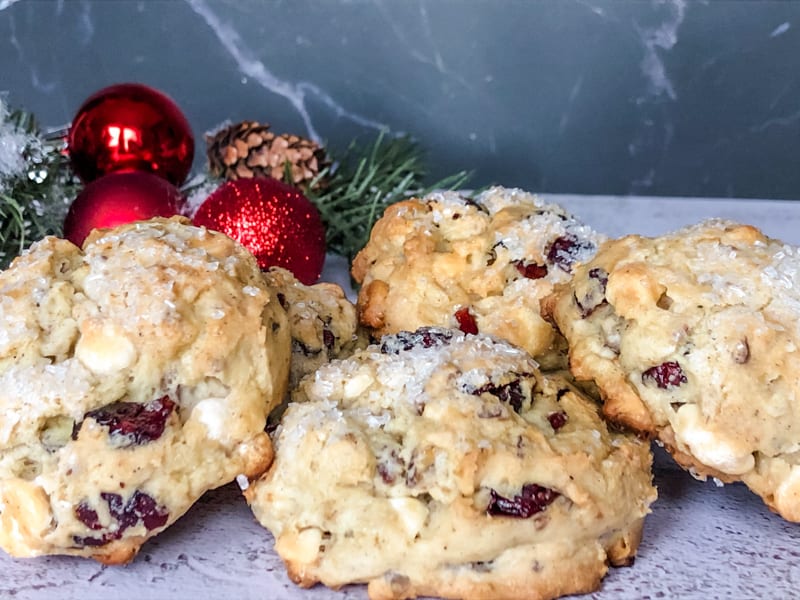 Gluten Free Cranberry & White Chocolate Scones