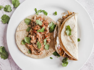 Easy Instant Pot Chicken Tacos