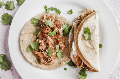 Easy Instant Pot Chicken Tacos
