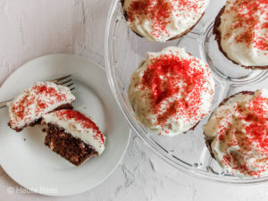 Gluten Free Red Velvet Cupcakes with Cream Cheese Frosting