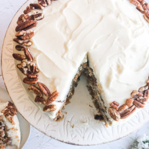 Soft & Fluffy Almond Flour Carrot Cake