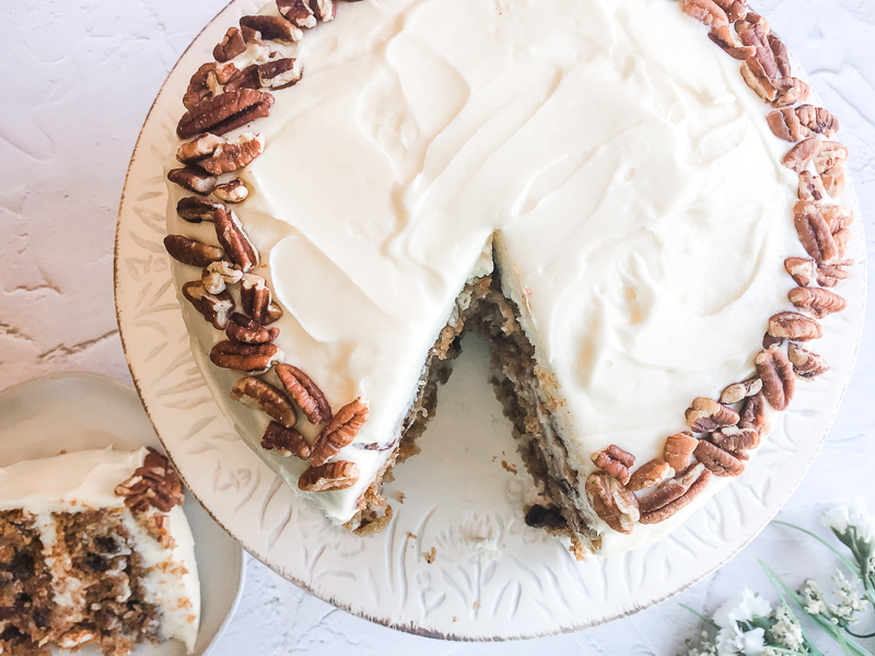 Soft & Fluffy Almond Flour Carrot Cake