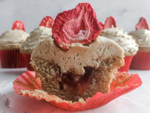 Gluten Free Peanut Butter & Jelly Cupcakes