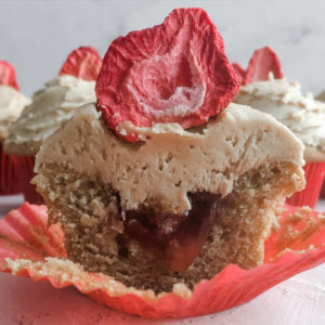 Gluten Free Peanut Butter & Jelly Cupcakes