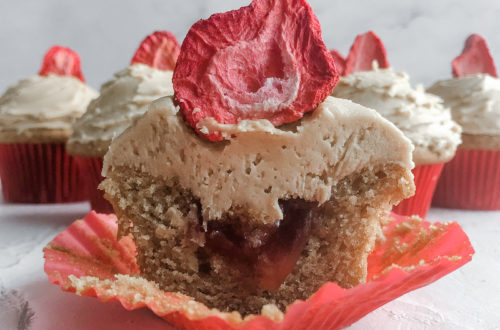 Gluten Free Peanut Butter & Jelly Cupcakes