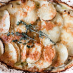 Easy White Cheddar Potato Gratin