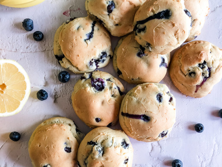 Gluten Free Lemon blueberry scones